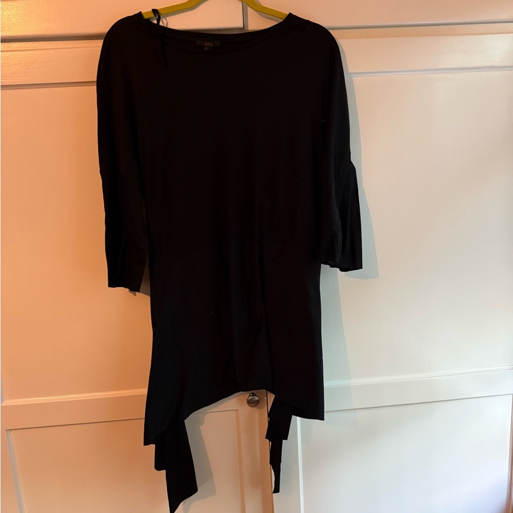 COS Black Elegant Top